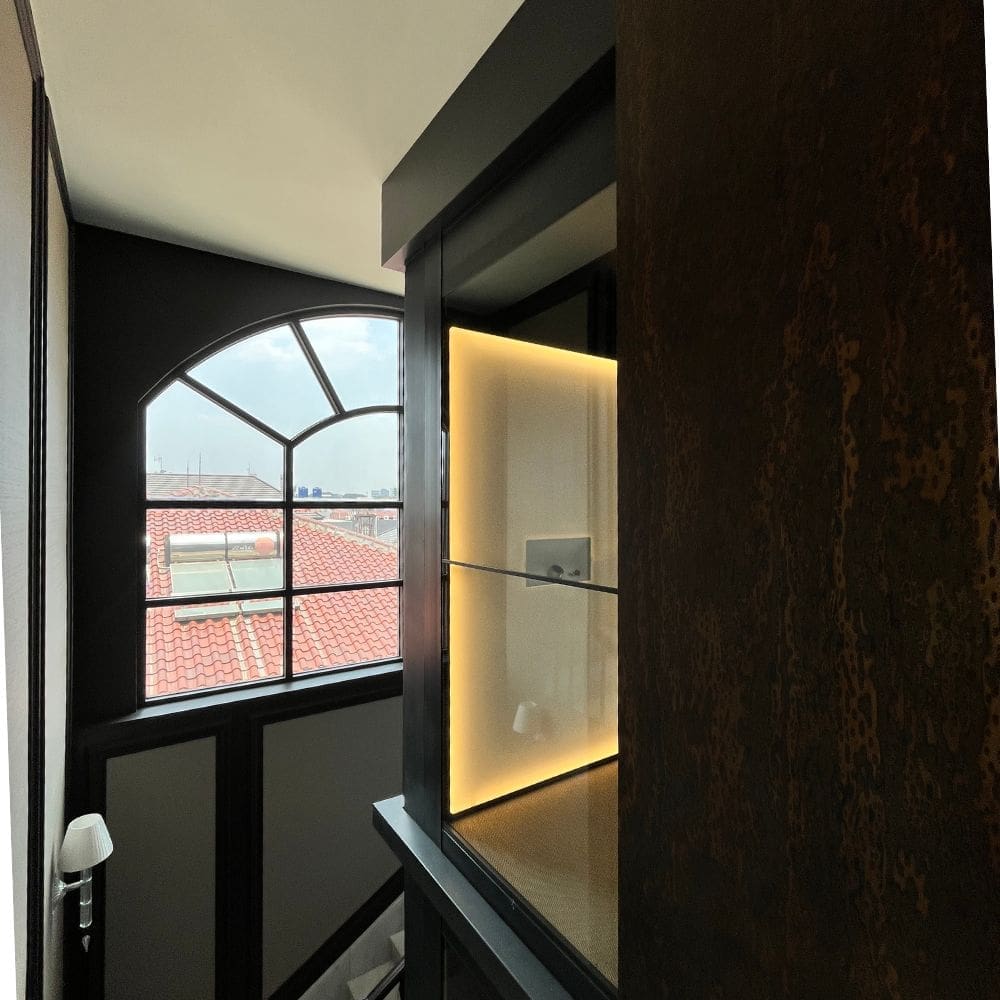 Instalasi lift rumah Aritco Homelift Pondok Indah