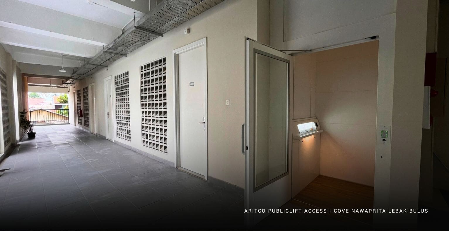 Aritco PublicLift Access di Cove Nawaprita Lebak Bulus