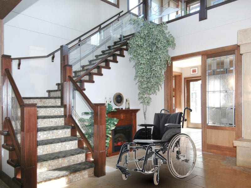 pasang lift di rumah lama